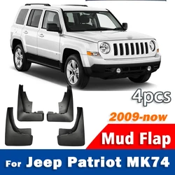 Mudguard For Jeep Patriot MK74 Front Rear 4pcs Mudflaps Mudguards Car Accessories Auto Styline Mud Flap Splash Guard Fender 2016