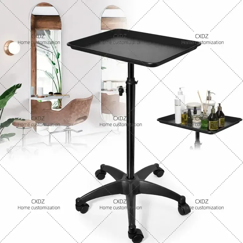 Adjustable Mobile Hair Salon Trolley Storage Rack Tool Cart for Barber Shop Beauty Salon Organizer with Wheels