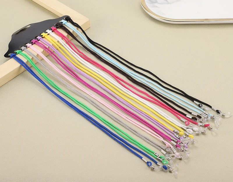 120pcs Black nylon eyeglasses cord spectacle sunglasses eyewear chain reading glasses holder GC-B