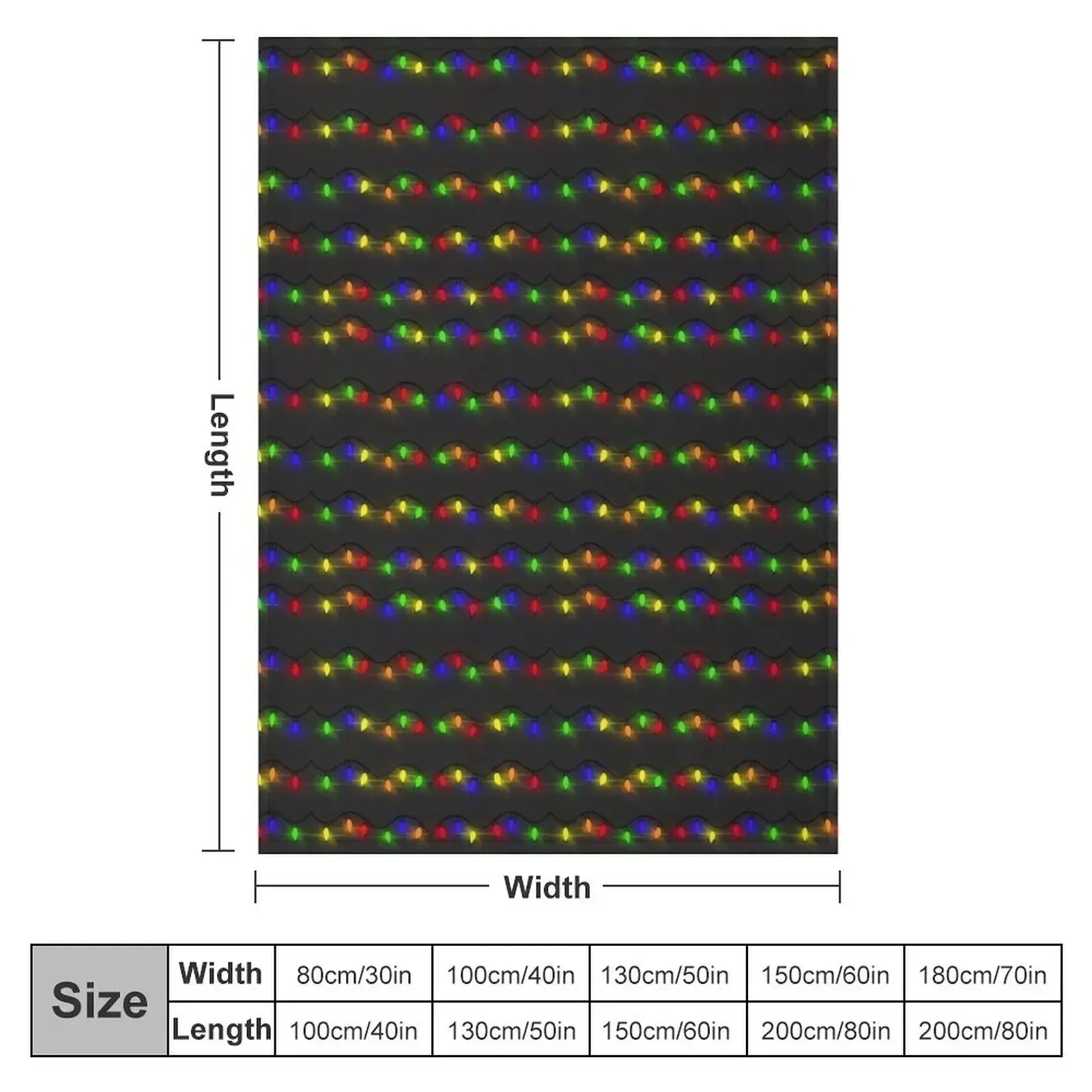 Twinkling Christmas Lights Throw Blanket Decorative Sofa Bed covers Softest Blankets For Baby Blankets
