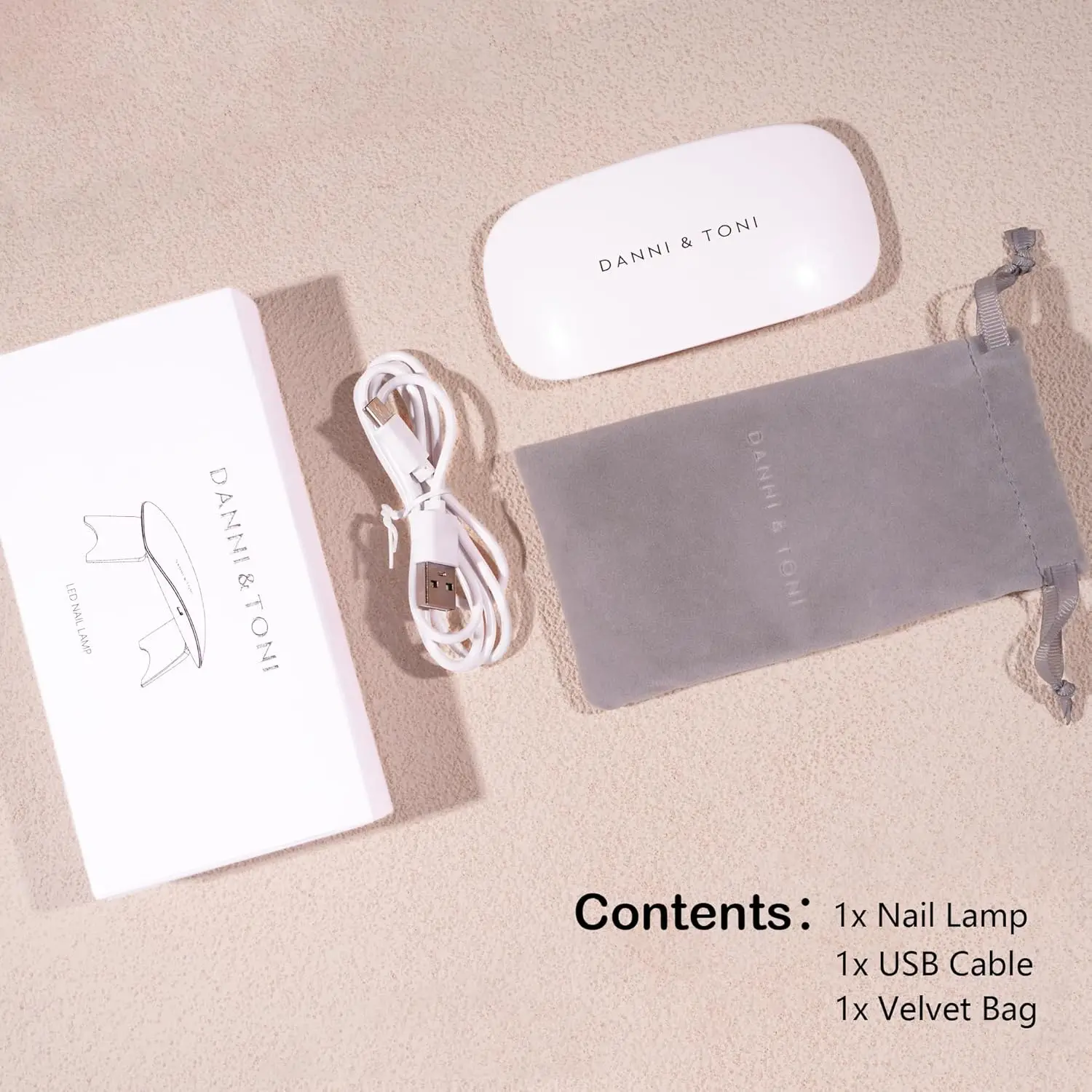 مصباح أظافر جل LED بالأشعة فوق البنفسجية - مجفف أظافر صغير للسفر لطلاء الجل والملصقات #4