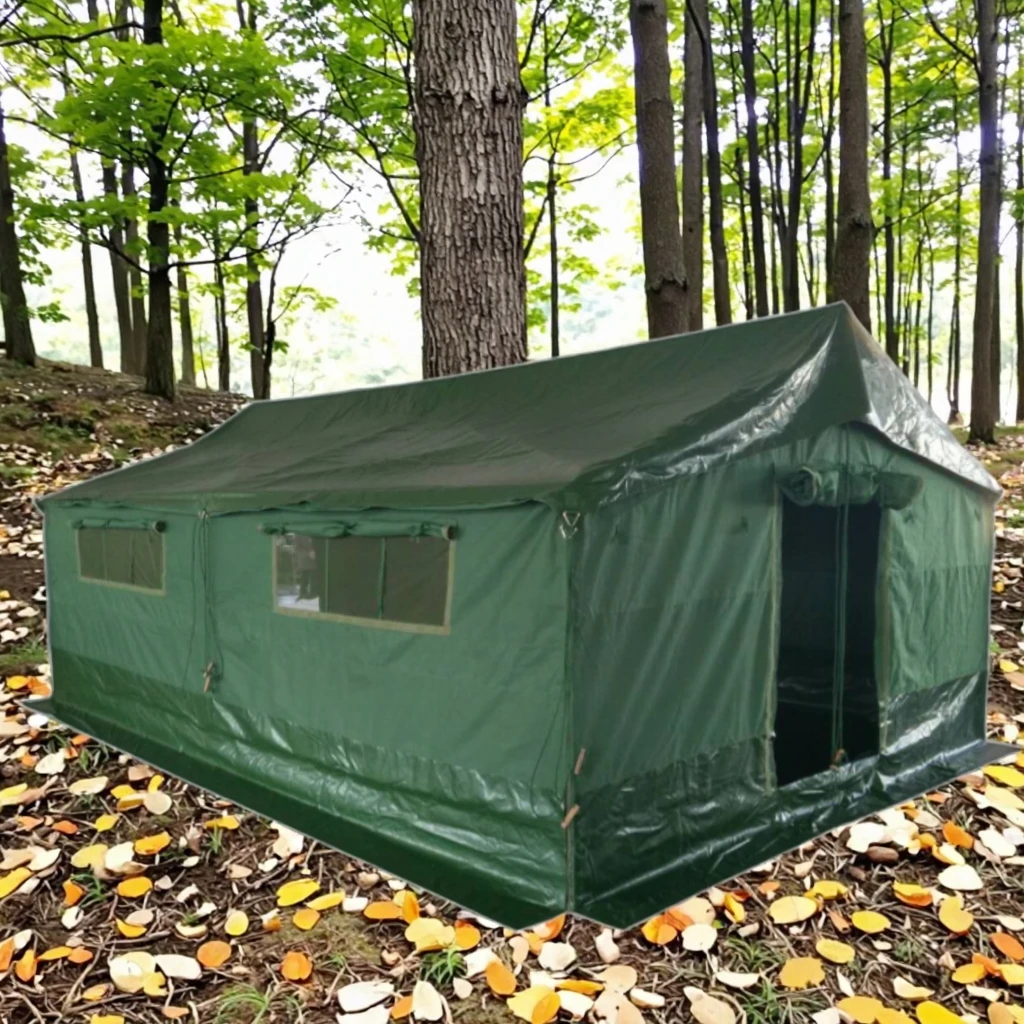 

Tom AutoWaterproof CAMP Canvas Tent with Bedroom for Ugandan Contingent Outdoor Camping
