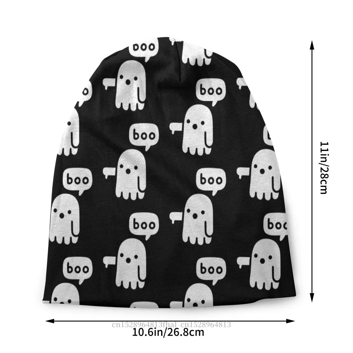 Hat Boo Fashion Caps For Men Women Ghost Of Disapproval Skullies Beanies Ski Caps Soft Bonnet Hats