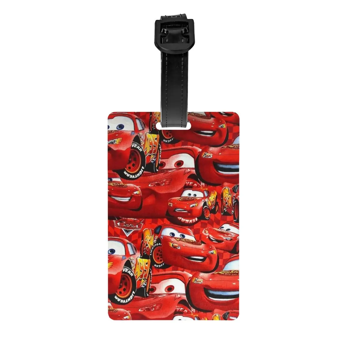 Lightning Mcqueen Cars Galaxy Luggage Tag Travel Holder Baggage Boarding Tags Holder Baggage Name ID Address Luggage Tag Gifts