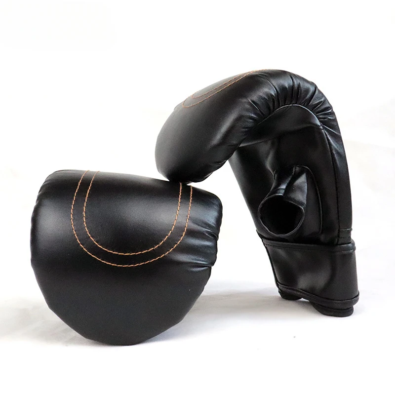 1 Pair High-quality Boxing Gloves High Resilience Fine Workmanship Thickened Punching Bag Half Finger Sandbag Trainer Glove