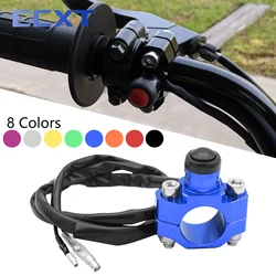 Motorcycle Dirt Bike ATV CNC 7/8inch 22mm Universal Parts Switch Start Stop Kill Switch Momentary Push Button Switch Universal