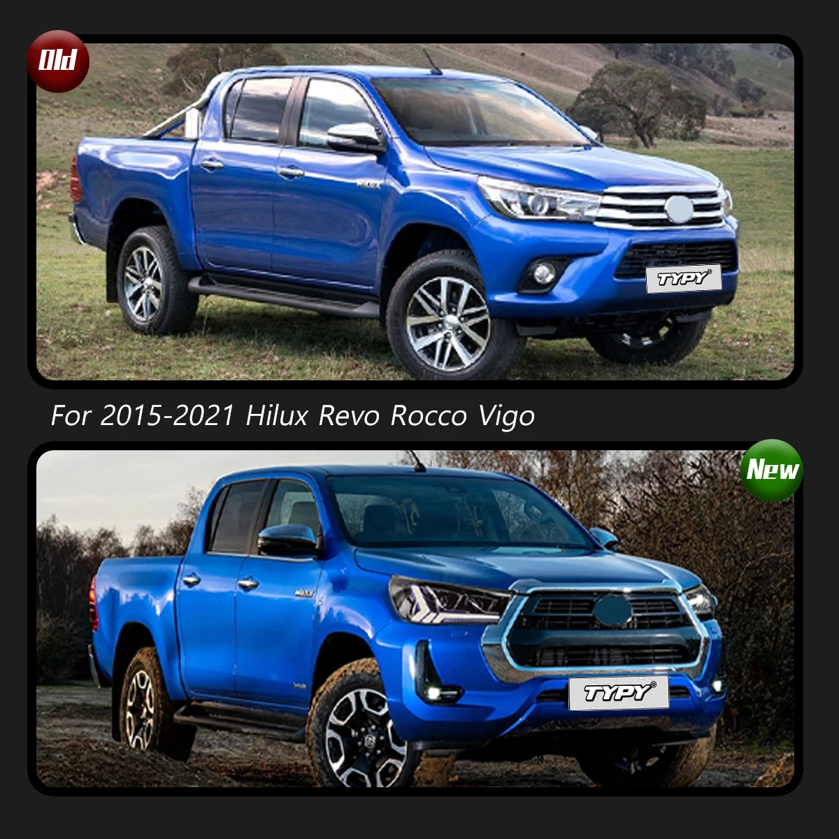 Car Light Headlight Plug And Play Head Lamp Revo Vigo Rocco Front Car Lamp LED Head Lamp For Toyota Hilux 2015-2021