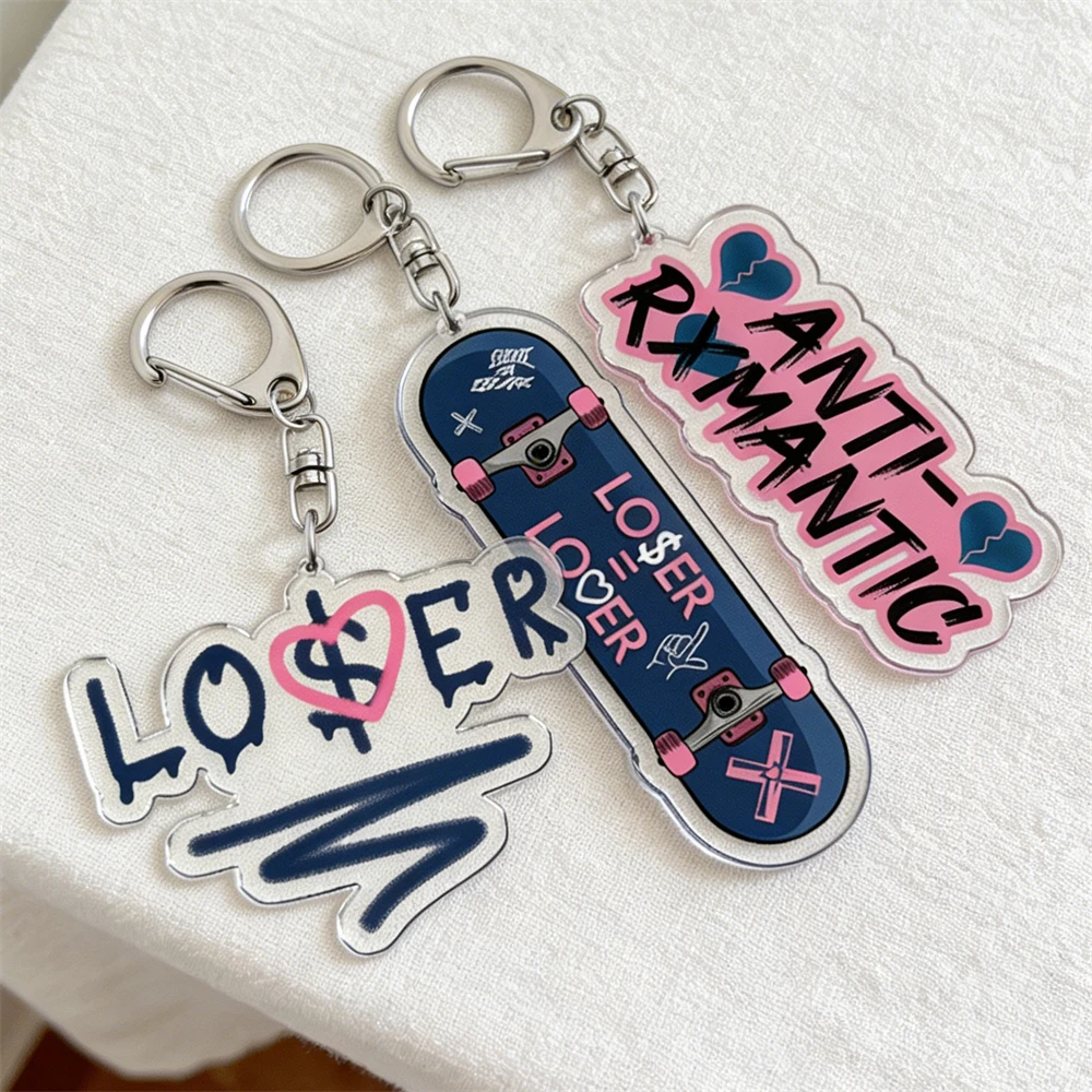 Korean Kpop Band Aesthetic Keychains for Accessories Soobin Yeonjun Beomgyu Taehyun Hueningkai Keyrings Jewelry Fans Gifts