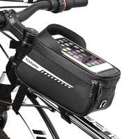 Bicycle Bag 1L Frame Front Top Tube Bike Bags Waterproof Touch Screen Cycling Bag Handlebar Phone Holder Bag Bicycle Accessories