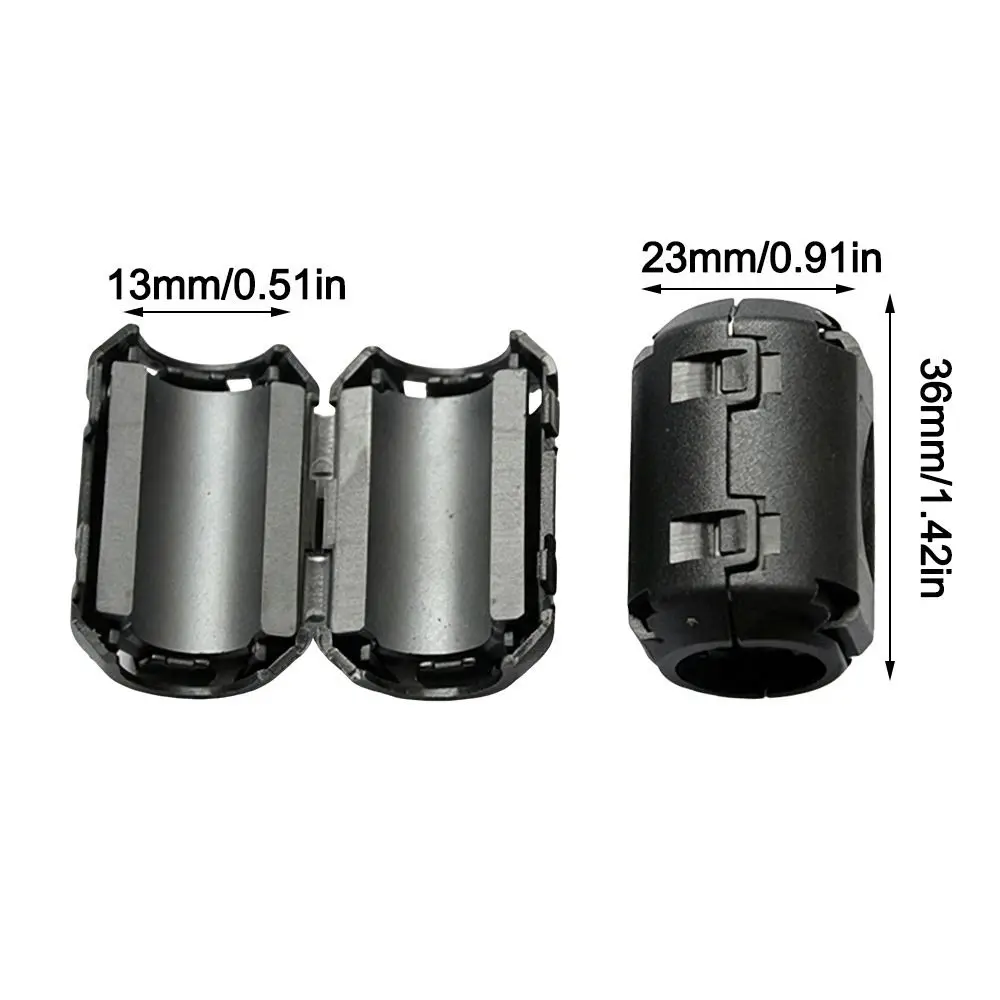 10pcs Ui850 Degaussing Filter Inner Diameter 3.5/5/7/9/13/15mm Nickel-Zinc Material UI850 Buckle Filter Degaussing Filter