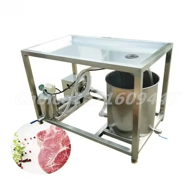 Máquina comercial do injetor de água manual, 2 pistolas, salga de peixe, salmoura, frango, carne, carne, equipamento de injeção salina