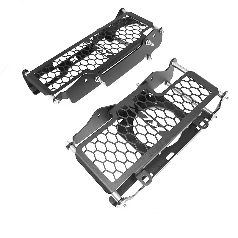 

For KAWASAKI KLX300R 2020-2022 KLX LOGO Radiator Grille Grill Guard Cover Black Radiator Grille Guard Side Protective Cover