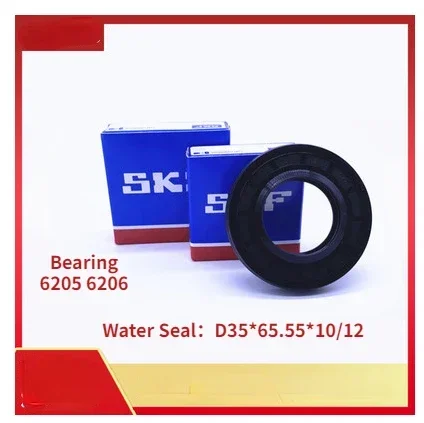 For Samsung/Midea drum washing machine bearing 6205 6206 water seal D35*65.55*10/12