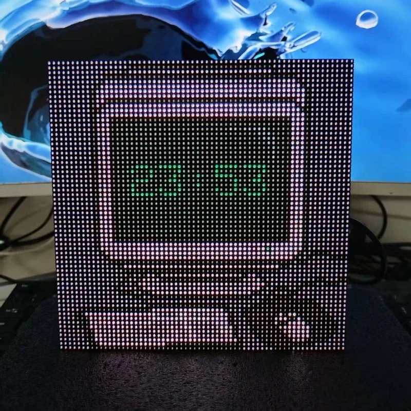 NUOVA calibrazione automatica WiFi fai-da-te Steam Punk Pixel Orologio Esports Room