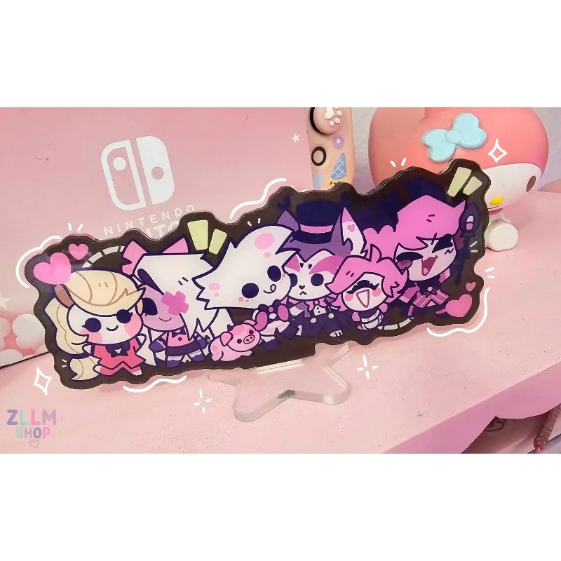 

Alastor Rotating Standee Hazbin Hotel Original Acrylic Handmade Cute Cartoon Anime Pendant Toy Gift for Daily Use and Friends