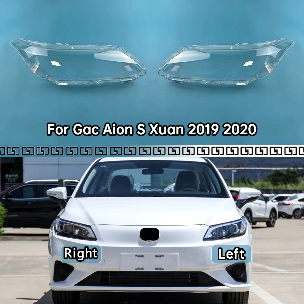 

For Gac Aion S Xuan 2019 2020 Car front Headlight cover Auto lamp light Lens glass Lampshade Shell headlamp Lampcover Caps