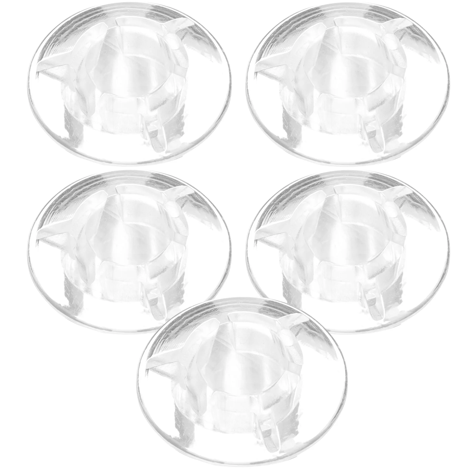 Effect Foot Nail Caps Pedal Toppers Peg Buttons Guitar Accessories Transparent Plastic