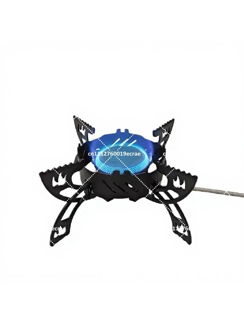 Outdoor Portable Folding Windproof Camping Stove with Split Gas Burner for Boiling Water