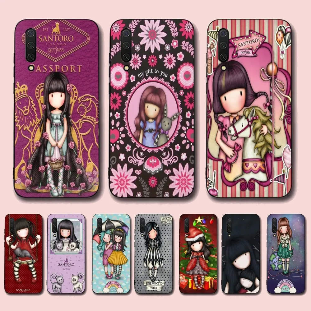 

S-Santoro Girl G-Gorjuss Mousepad For Xiaomi Mi 5X 8 9 10 11 12 lite pro 10T PocoX3pro PocoM3 Note 10 pro lite