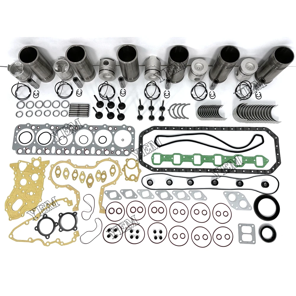 Practical FD6 Rebuild Kit Cylinder Liner Full Gasket Kit Engine Bearing With Valve Kit For Nissan engine part