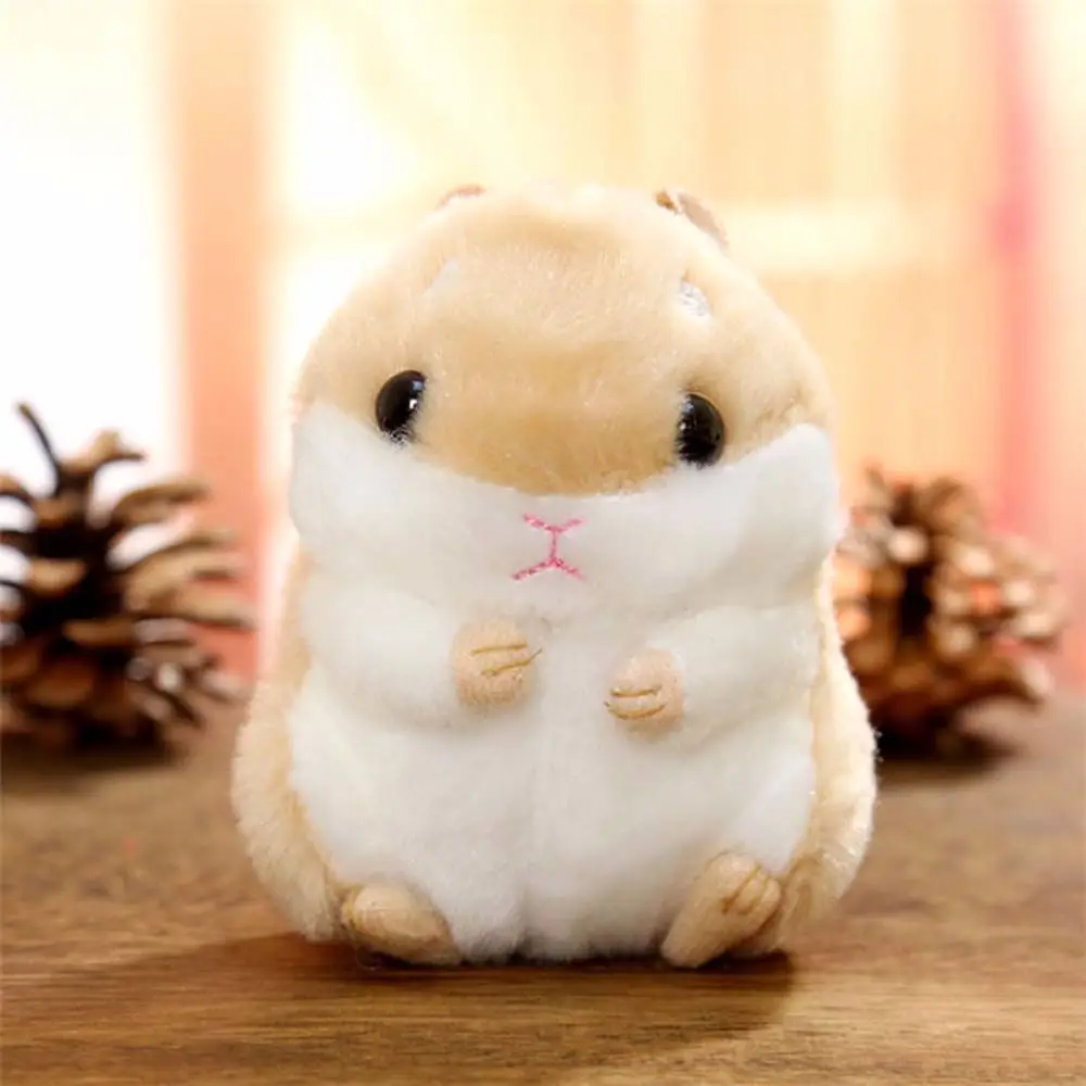 10 cm Kinder Spielzeug Schlüsselanhänger Schlüsselanhänger Hamster Tier Stofftiere Plüschpuppen Tier Plüschtier Plüsch Schlüsselanhänger