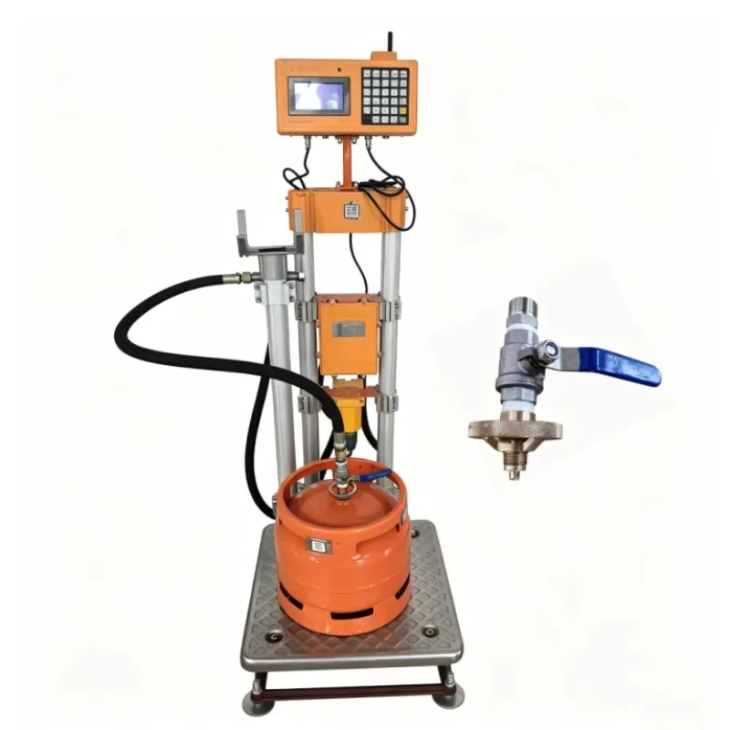 220V LPG Filling Scale Refilling Camping Valve Cylinders Overfilling Protection Automatic Cut-off Filling Data Trace