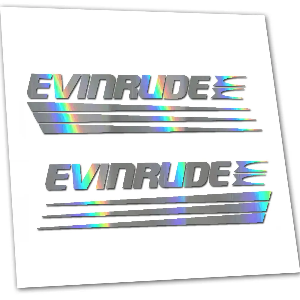 X2 For EVINRUDE outboard replacement decals/stickers