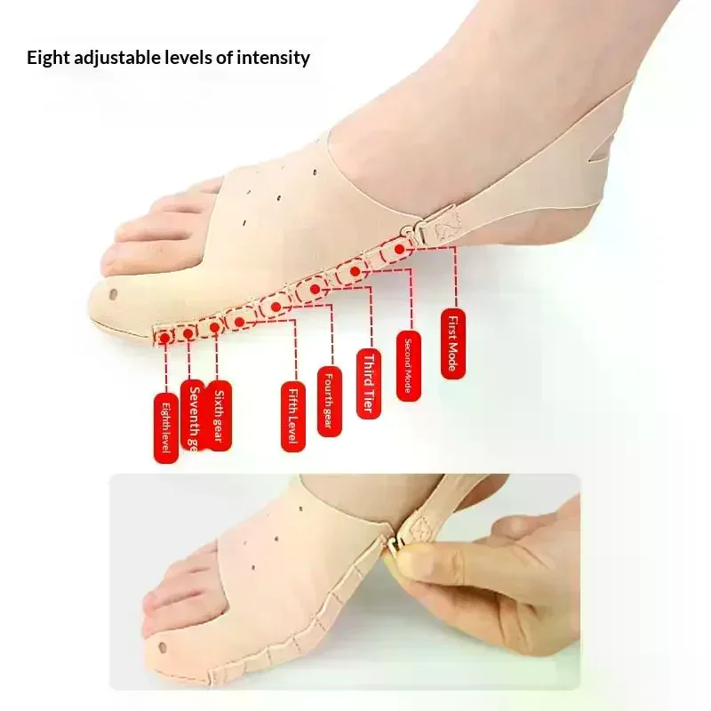 Adjustable Hallux Valgus Sleeve Spacer Separator Toe Corrector Fabric Bunion Corrector Breathable Sports Bunion Socks Running