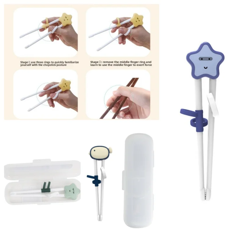 

Children's Chopsticks Training Chopsticks Cartoon Baby Helper With Water Boiling And Removable Baby Tableware Learning