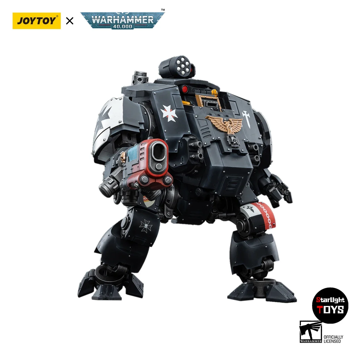 

【24 Hours Delivery】JOYTOY Warhammer 40K Black Templars Redemptor Dreadnough Model Toy 1/18 Action Figure