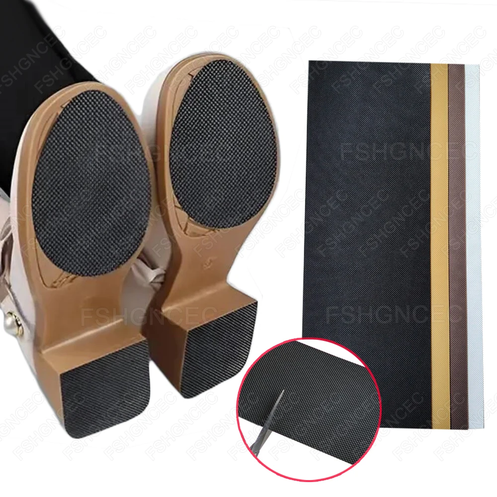 Shoe Sole Protector Anti Slip Shoe Grips on Bottom of Shoes Non-Slip Outsole for Sneakers Rubber Shoes Pads Repair Materials