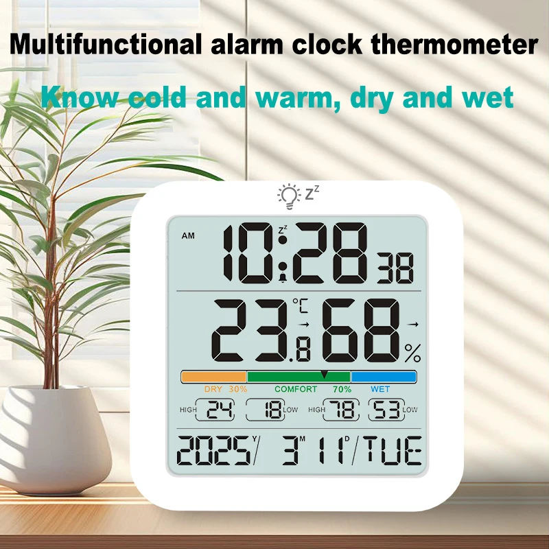 Nueva Estación Meteorológica Inalámbrica para Interiores y Exteriores, Termómetro, Higrómetro, Sensor de Temperatura y Humedad, Medidor, Monitor