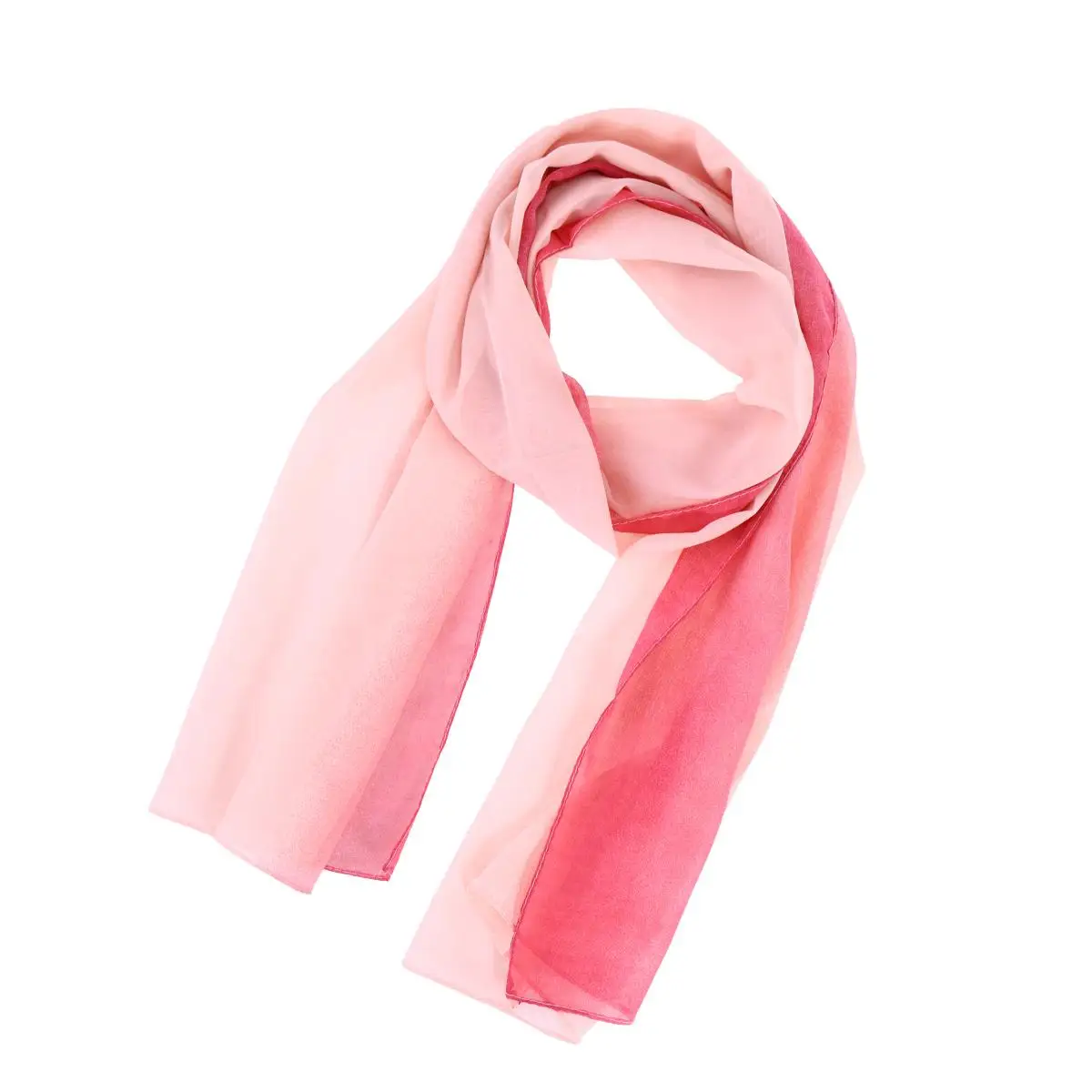 

Gradient Color Scarf Women Lightweight Fashion Elegant Chiffon Beach Fall Decorative Scarves Sweet Color Fine Texture