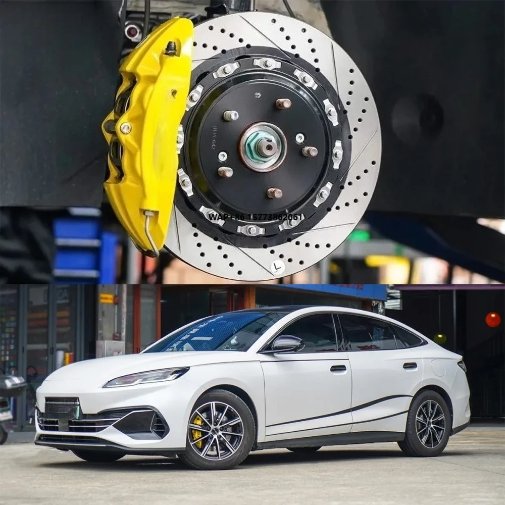 

Front Big Brake Kit P40NS 4 Piston Caliper With 330*28 mm Rotor BBK Auto Brake System for BYD Haibao 06 18 Inch Car Rim