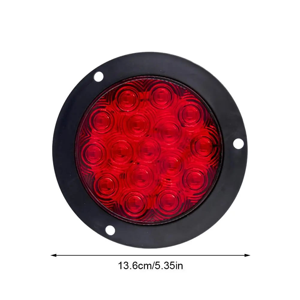 24V Samochód Ciężarówka Przyczepa Okrągłe tylne światła tylne Turn Singal Light Brake Stop Side Marker Światła ostrzegawcze do ciężarówki ATV Traile 12V