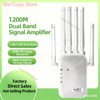 1200Mbps Wifi Amplifier Dual band 2.4G 5G Repeater Network Expander Range Extender WiFi Signal Booster Wireless Router
