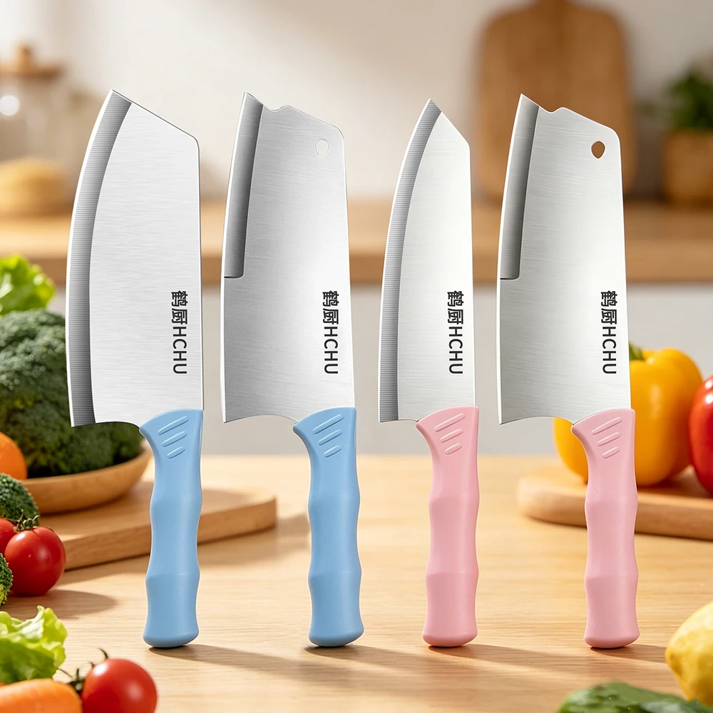 Stainless Steel Kitchen Knife, Slicing Kitchen Knife 2 Pcs Knives Set, Ultra Sharp Durable & lightweight chef's Cooking Knife