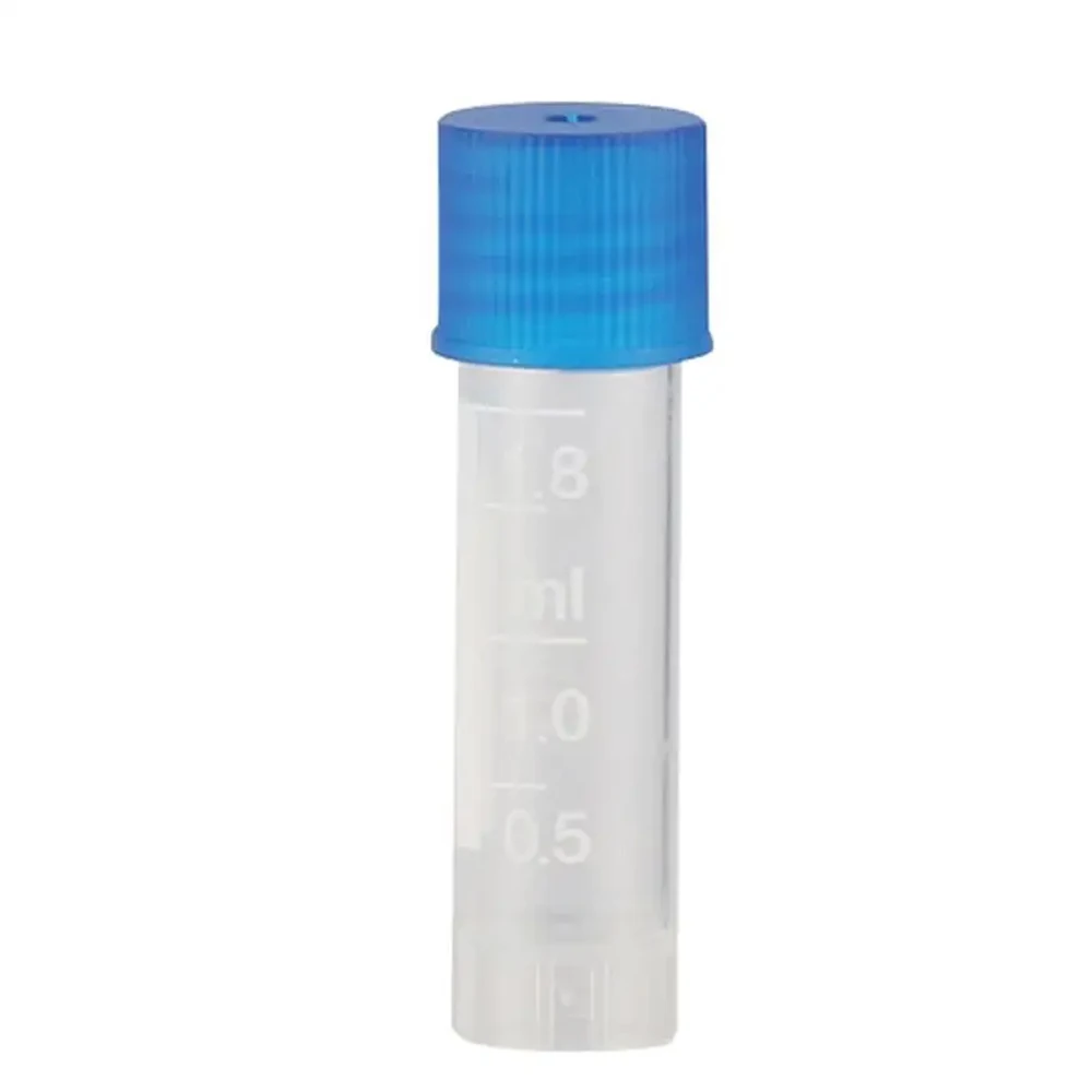 50/100Pcs 1.8ml Cryotubes Plastic Graduated Cryovial Standable Centrifuge Freezing Test Tube Laboratory Sample Cold Storage Tube