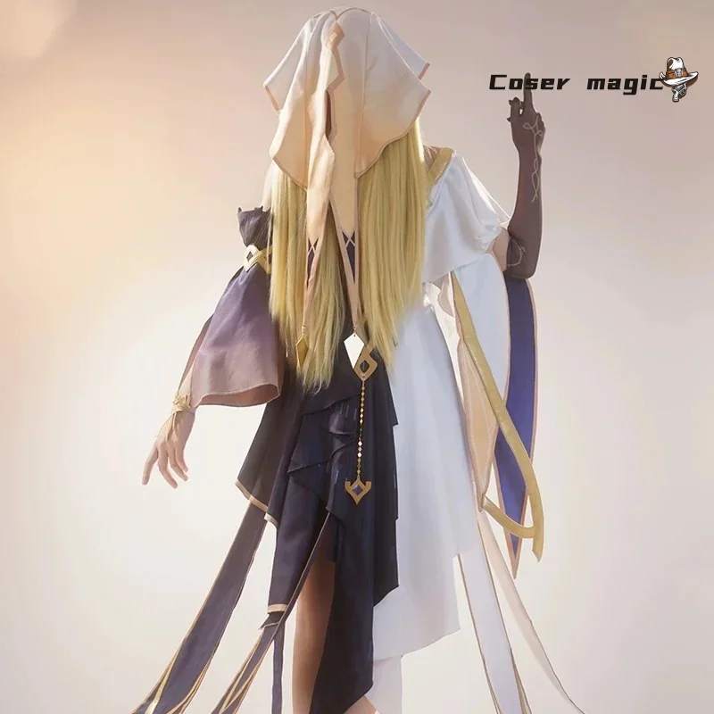 Genshin Impact Naberius Damen Cosplay Kostüm Cosplay-Spiel Anime Party Uniform Halloween Rollenspiel Kleidung