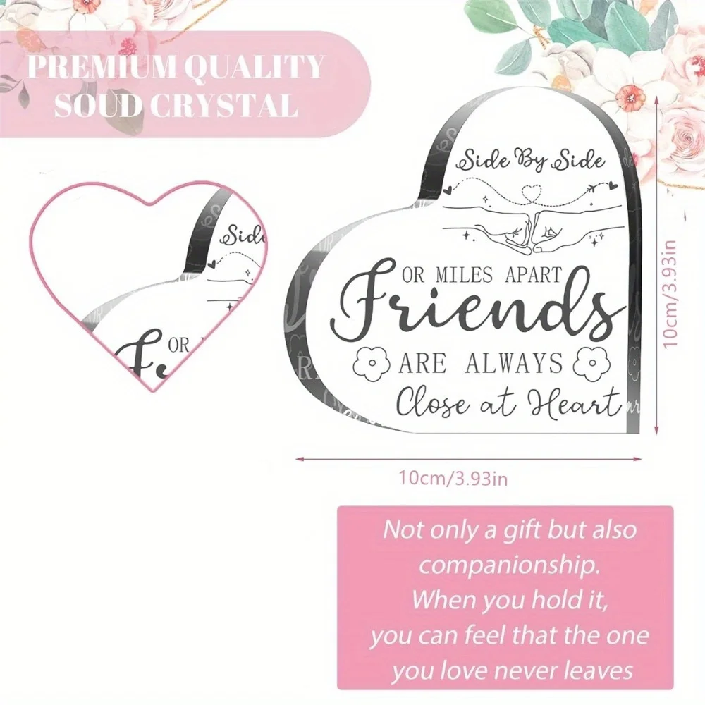 Acrylic Friendship Gift for Birthday, Christmas, Long-Distance Friends