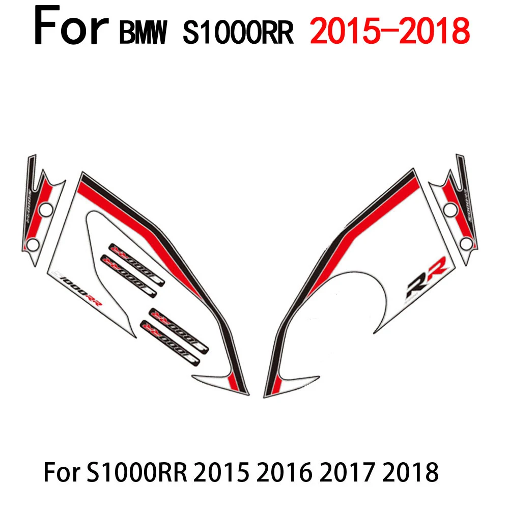 3D Reflexivo Tanque De Combustível Adesivos, decalques de carenagem, decalques de Shell, ajuste decalques, BMW S1000RR, 2015-2018