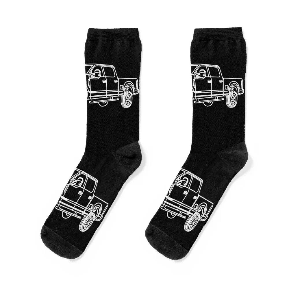 

Ford F250 Super Duty (black & white) Socks sports and leisure christmass gift Christmas Women Socks Men's