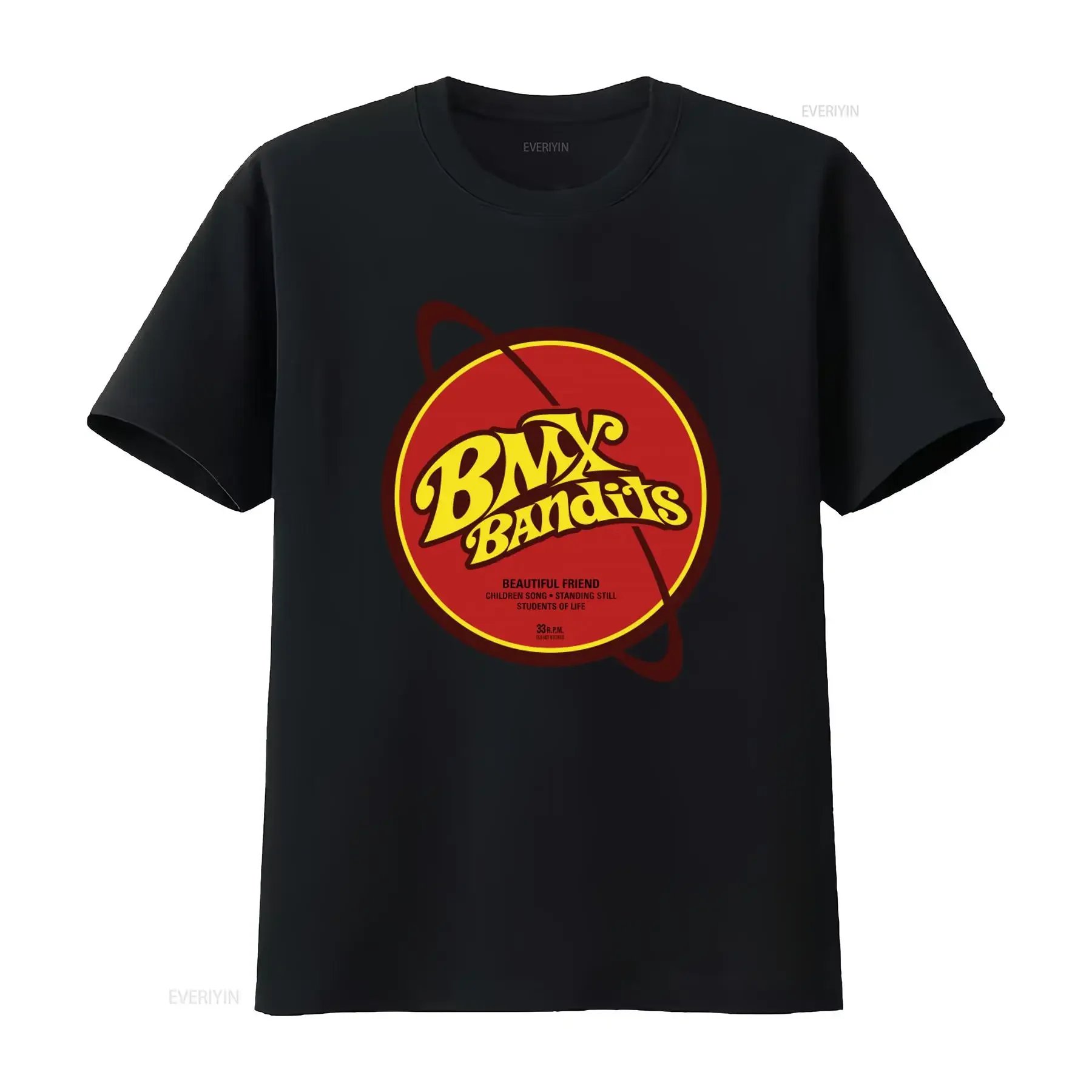 BMX Bandits T Shirt for Men Indiepop Style with Retro Design and Catchy Song Lyrics Print vintage Washed Stylish fashion