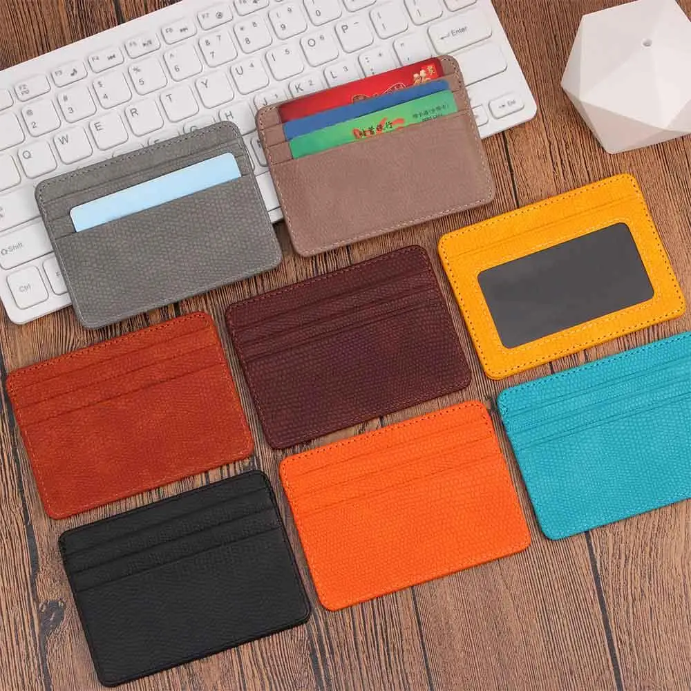 Unisex Lizard Texture Money Pouch Wallet Card Holder ID Card Case Credit Card Holder