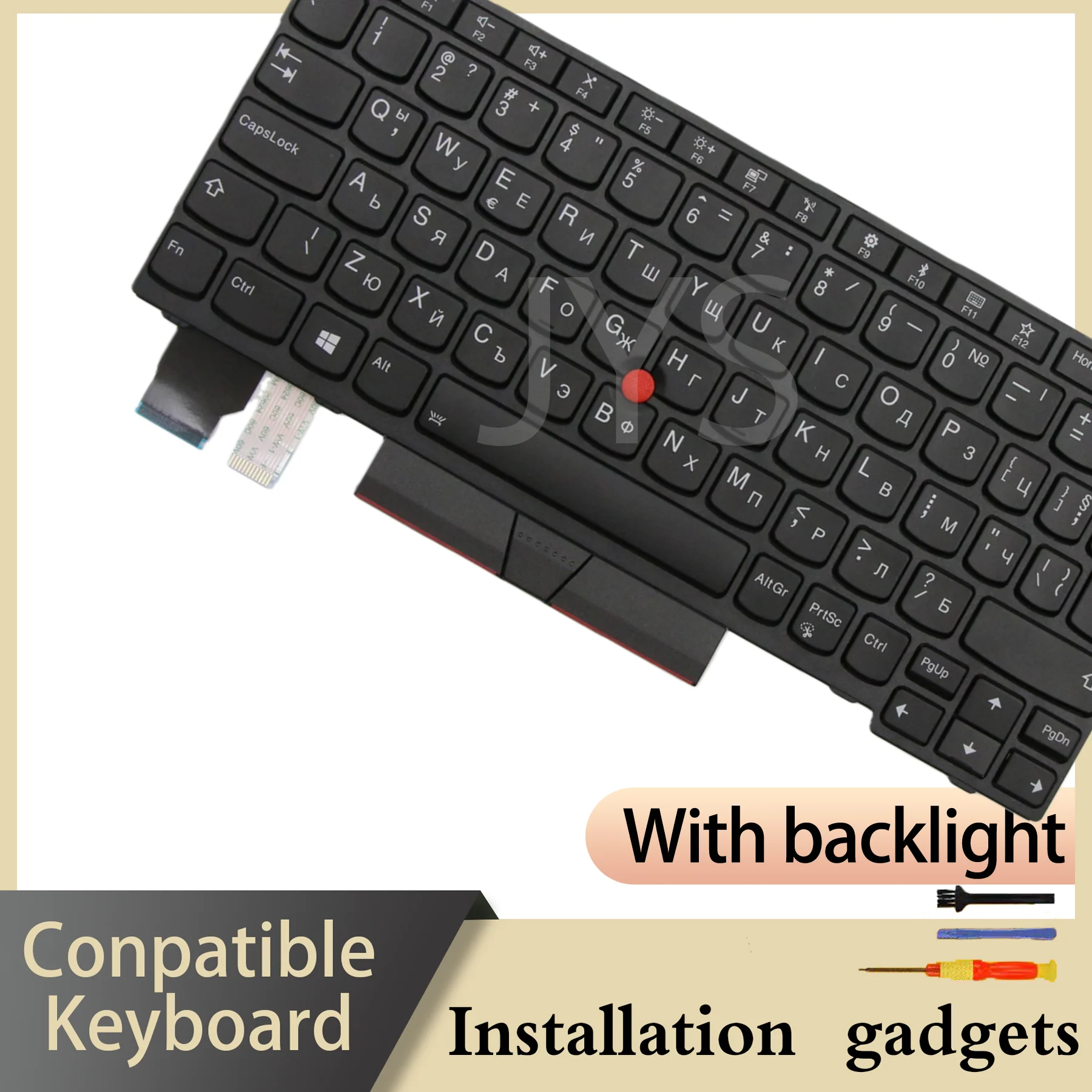 Latin Spanish Nordic Arabic Russian Swedish Turkish Belgian for Lenovo ThinkPad X280/A285/X390/X395/L13 Gen1 backlit  keyboard