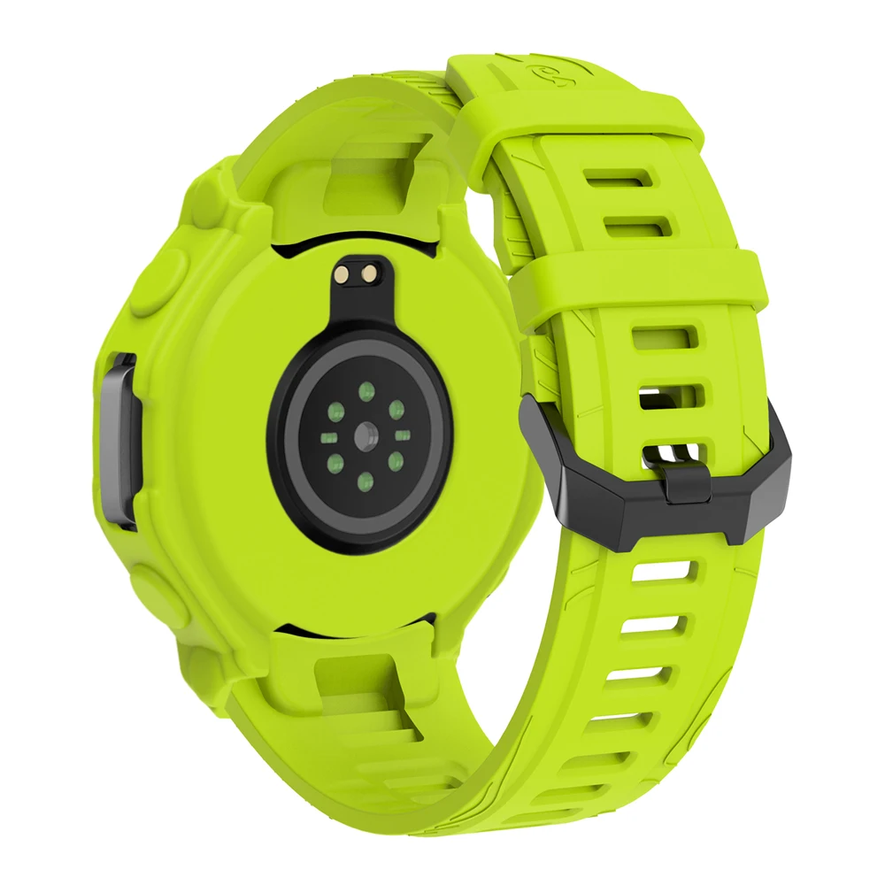 1Set Silicon Replacement Strap Wristband + Silicone Case Cover Protective Skin For Huami Amazfit T-Rex 3 T-Rex3 Smartwatch Guard