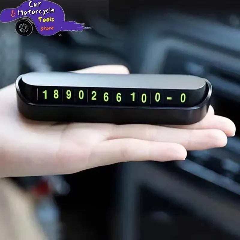 

Creative Car Temporary Parking Card Phone Number Card Plate Telephone Number Car Park Stop Automobile Accessories Car-styling