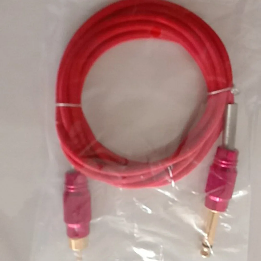 

Braided Clip Cord Red for Machine Power Supply Long Flexible Pure Copper Connector Compatible with Most Power Supplies