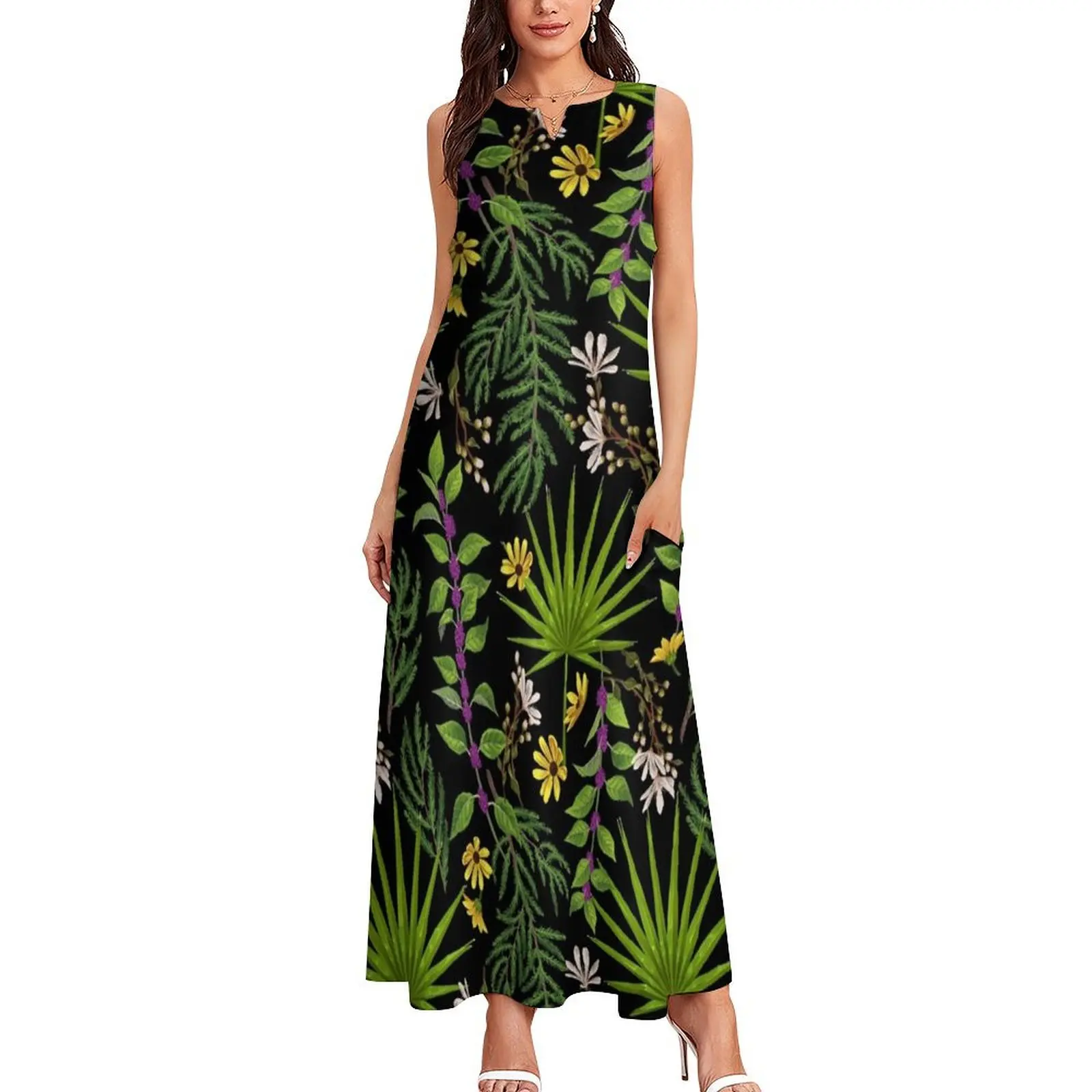 Florida Native Plants Long Dress dress for women summer dresses for prom summer women's dress 2025