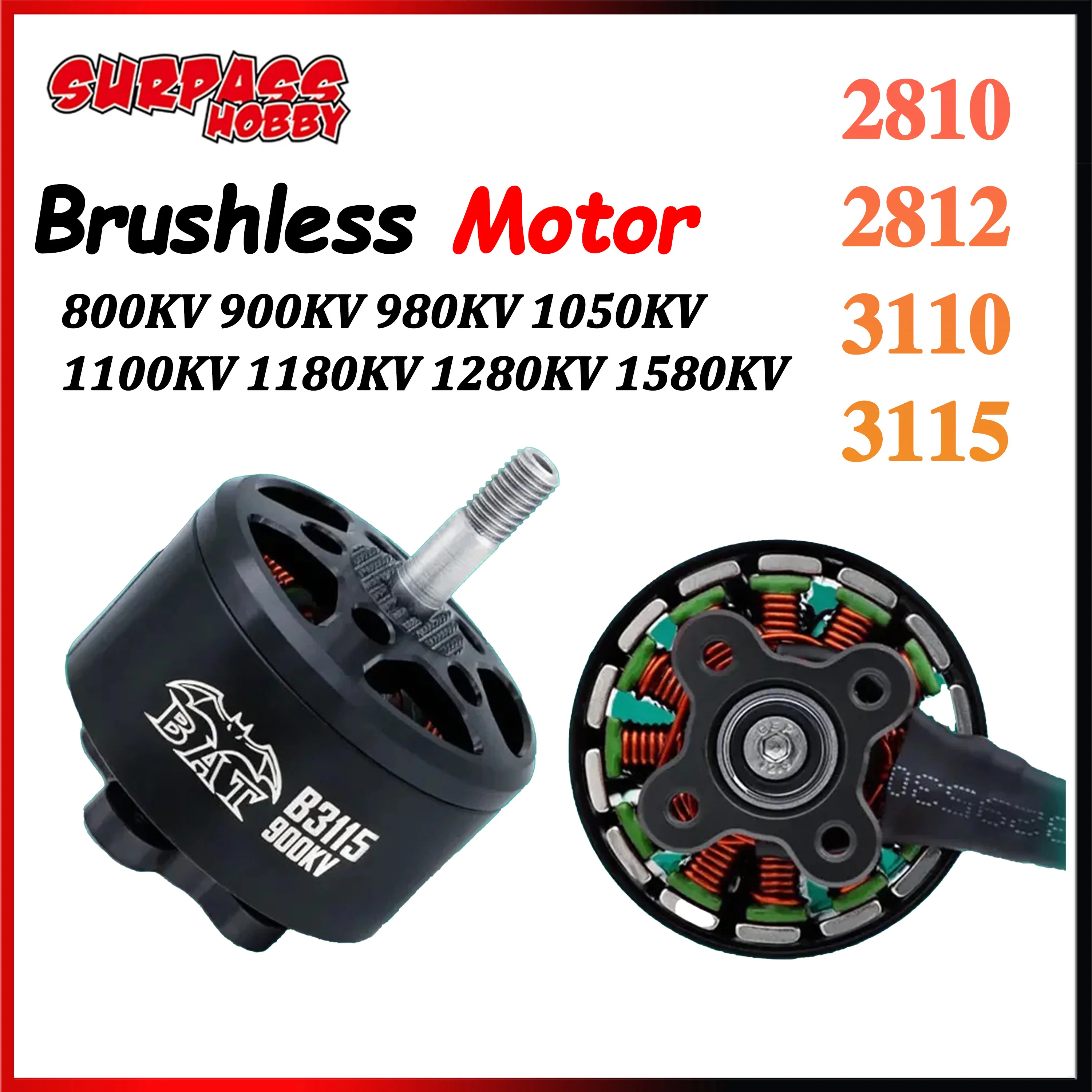 

2810 2812 3110 3115 Brushless Motor Outer Rotor for RC Airplane FPV Drone Multicopter Quadcopter Freestyle Frame Toy Parts APEX